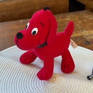 Clifford the Dog..Red felt stuffed toy.